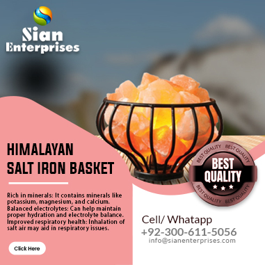 Himalayan Salt Iron Basket
