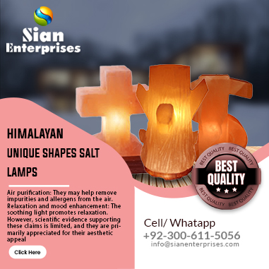Himalayan Unique Shapes Salt Lamps