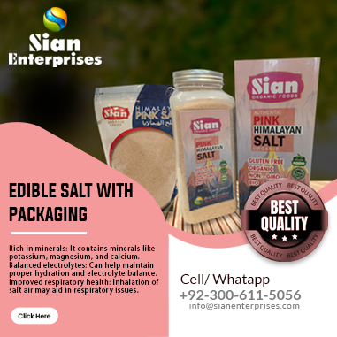 Edible Salt With Packaging
