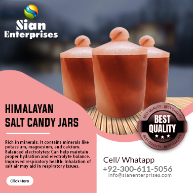 Himalayan Salt Candy Jars